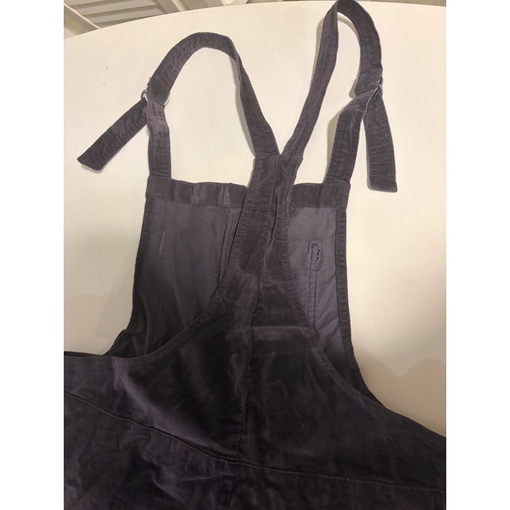 Aero Charcoal Grey Corduroy Overalls Adjustable Strap Bib Dungarees Womens